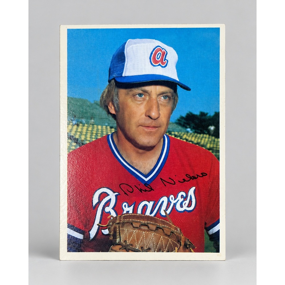 1980 Topps Phil Niekro Atlanta Braves Card 46 of 60 For The Fun Of It 5x7